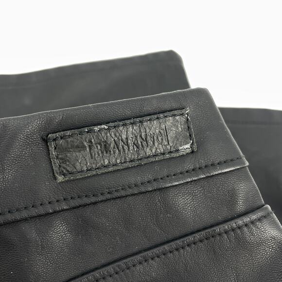 BlankNYC Womens Size 26 Shorts Deja Boo Faux Vegan Leather Black NEW - Picture 5 of 8